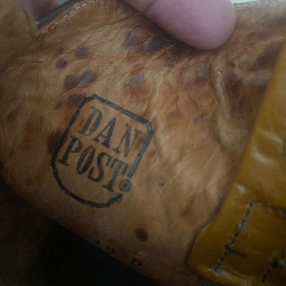 Dan Post vintage boots size 10D - Picture 3 of 6